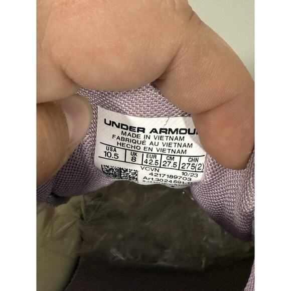 Under Armour Women's UA Charged Assert 10 Shoes, White/Pink, Size 10.5 - Picture 11 of 11